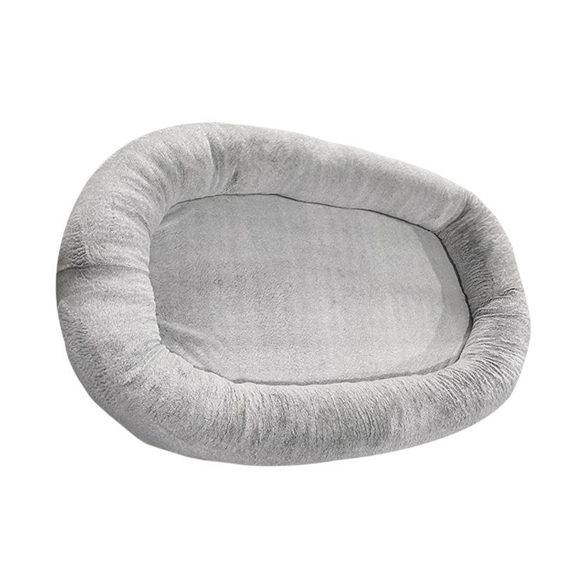 Large Human plush dog bed