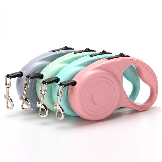 Automatic retractable dog leash