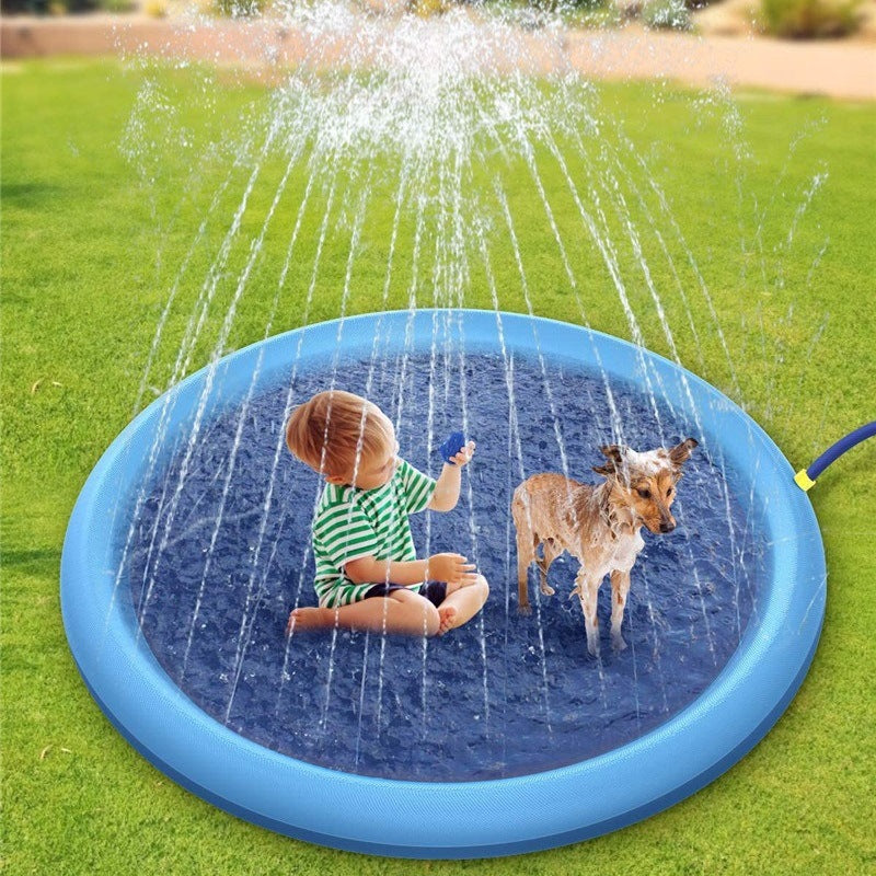 Non-Slip Splash sprinkler pool