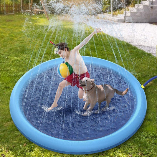 Non-Slip Splash sprinkler pool