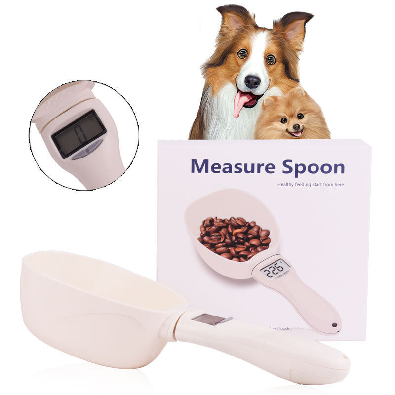 Smart Weighing dog Food Shovel