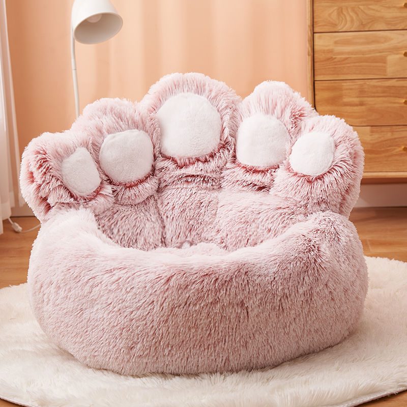 Paw shaped dog bed