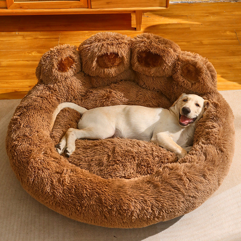 Paw shaped dog bed