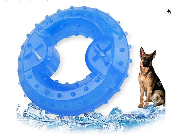 Dog ring freeze Cooling Toy, Puppy Teething