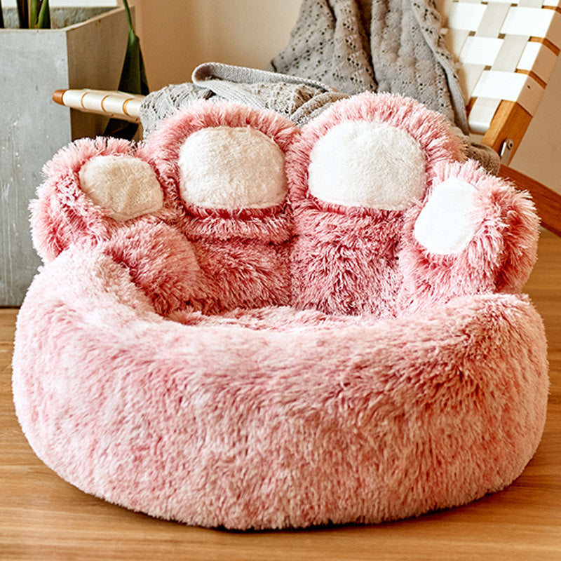 Paw shaped dog bed