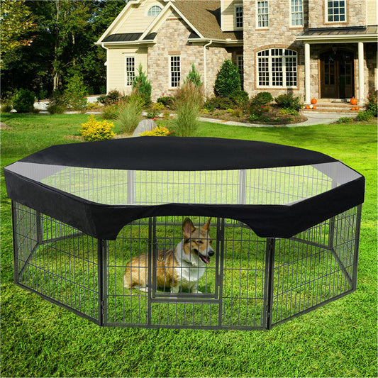 Dog outdoor safety fence