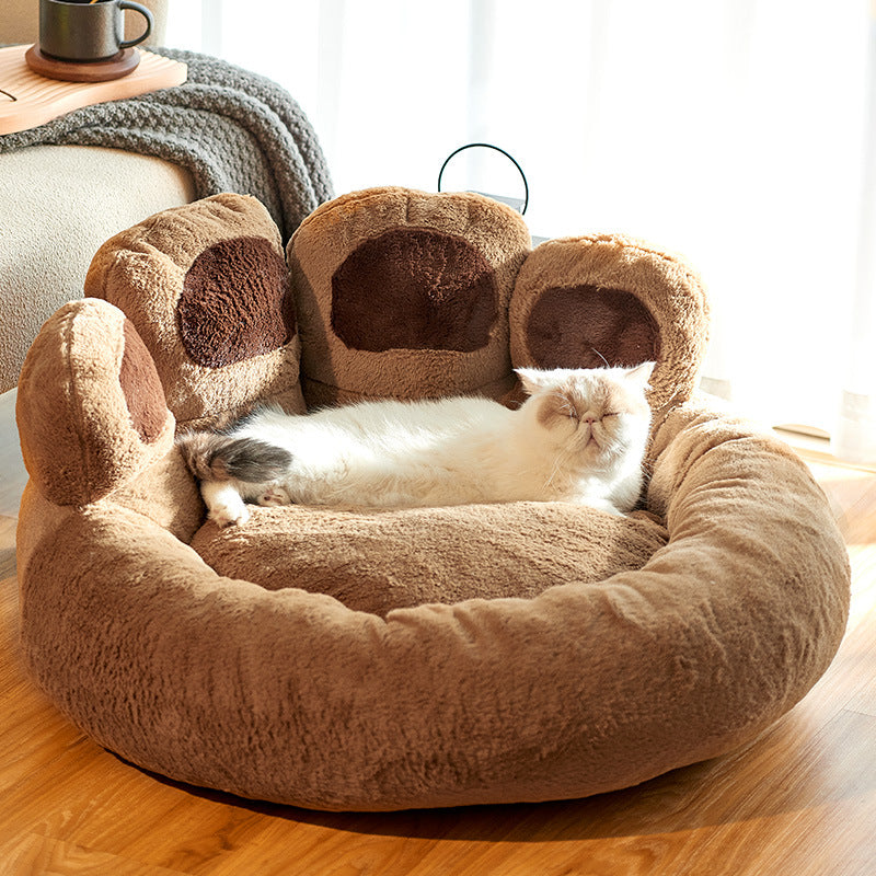 Paw shaped dog bed