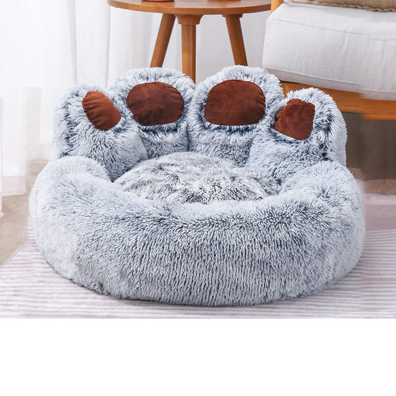 Paw shaped dog bed