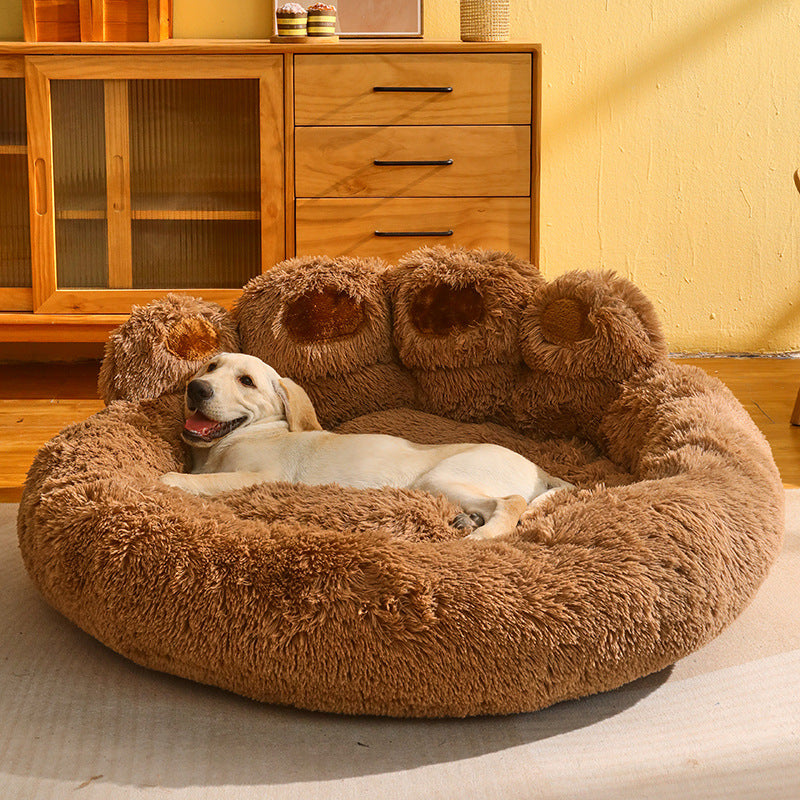 Paw shaped dog bed