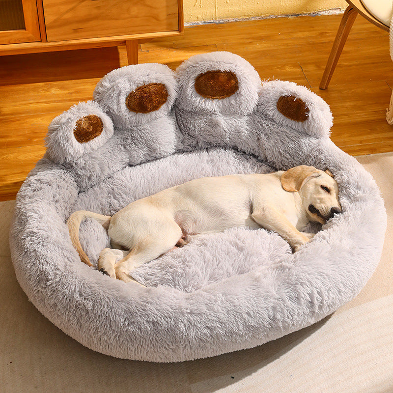 Paw shaped dog bed