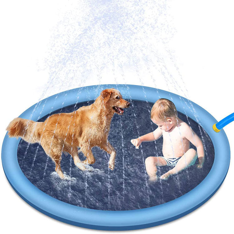 Non-Slip Splash sprinkler pool