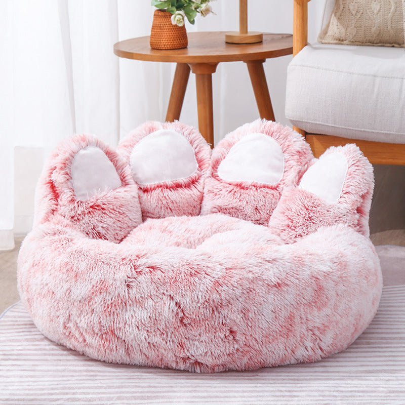 Paw shaped dog bed