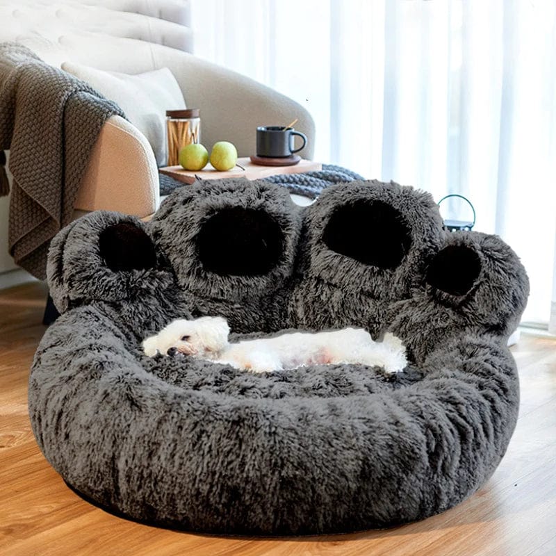 Paw shaped dog bed