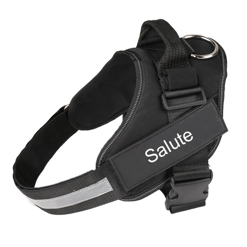 Personalised custom reflective dog harness