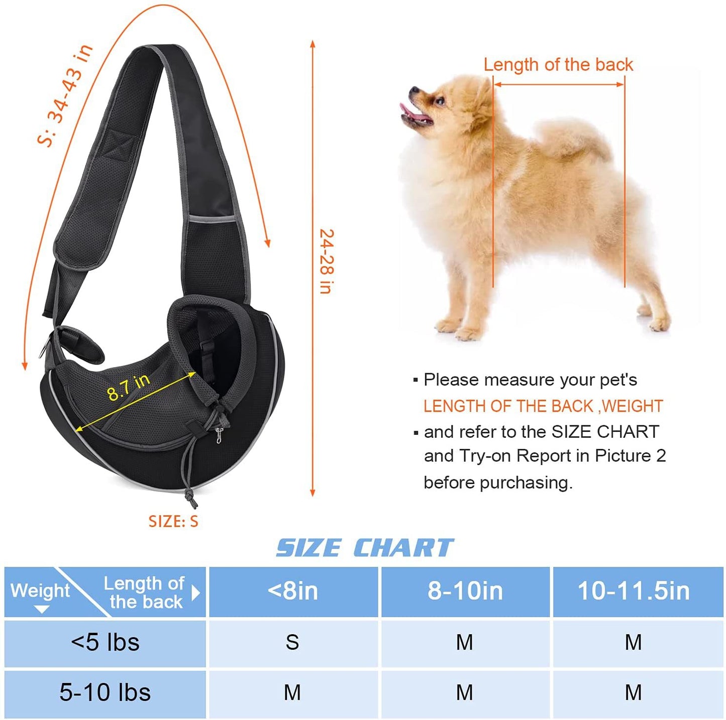 Dog carry bag