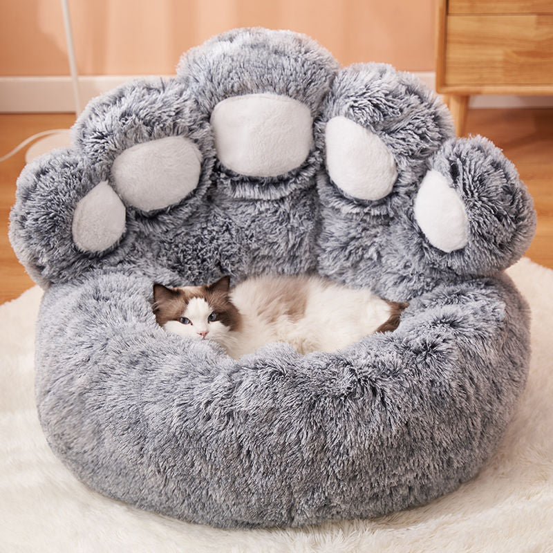 Paw shaped dog bed