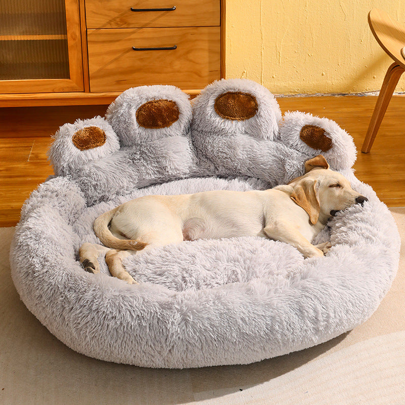 Paw shaped dog bed